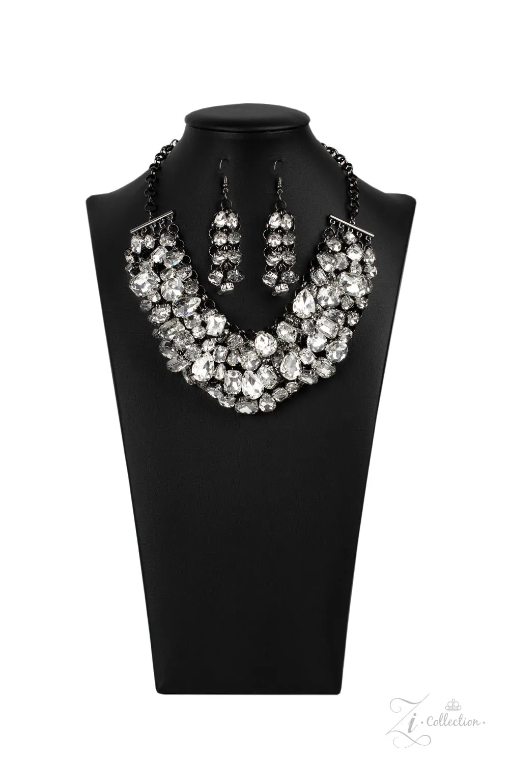 Paparazzi Ambitious 2020 Zi Collection White Necklace