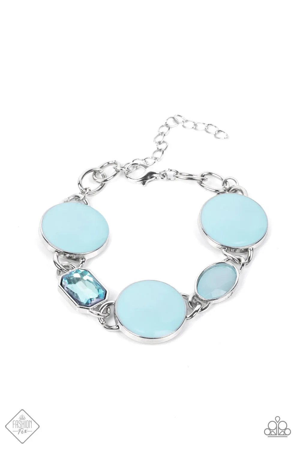 Paparazzi Fashion Fix - Dreamscape Dazzle - Blue Bracelet