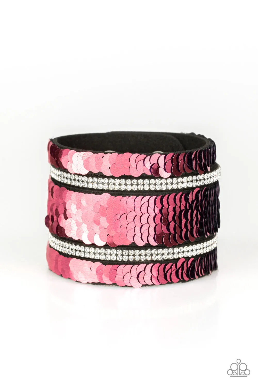 Paparazzi - MERMAID Service - Pink Bracelet