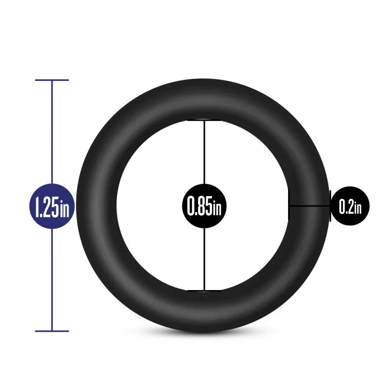 Performance - Vs2 Pure Premium Silicone  Rings - Small - Black