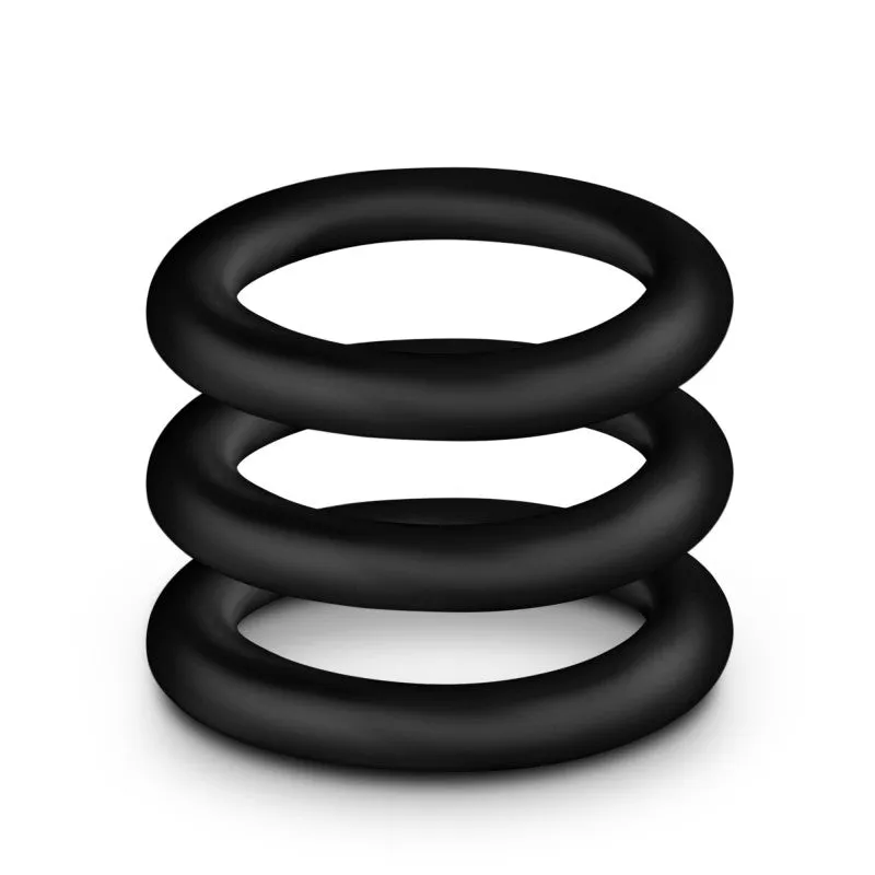 Performance - Vs2 Pure Premium Silicone  Rings - Small - Black