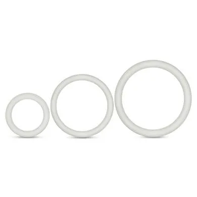 Performance - Vs4 Pure Premium Silicone  Cockring Set - White