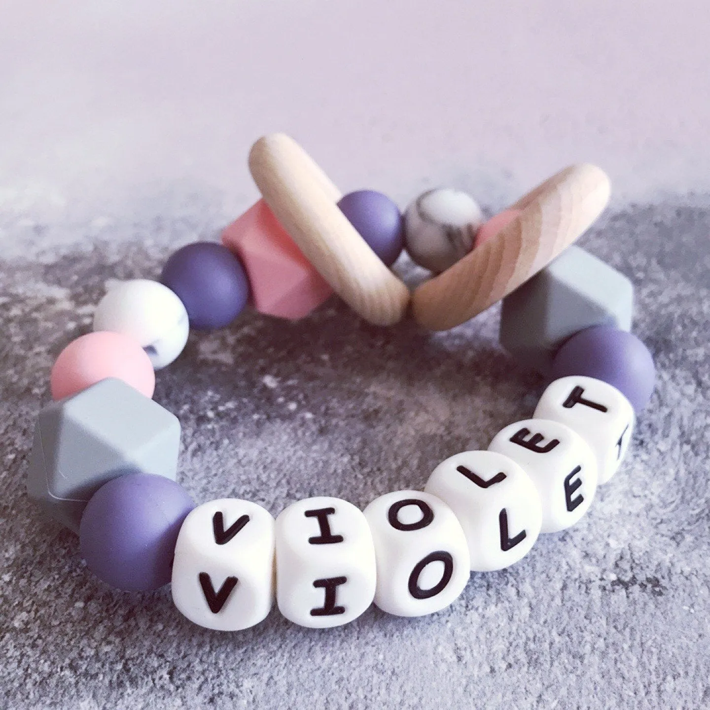 Personalised Silicone Teething Ring