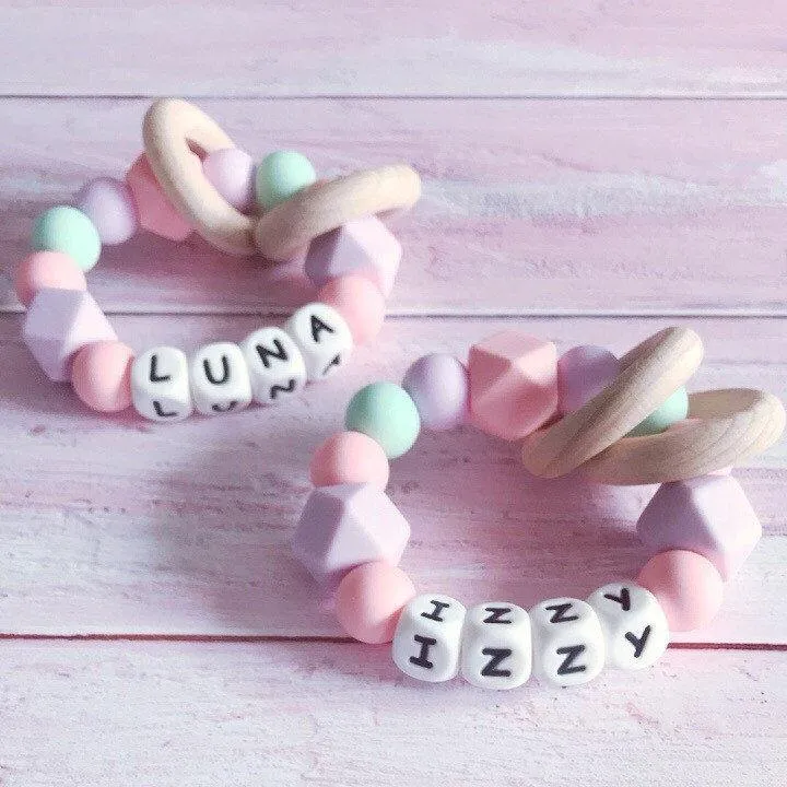 Personalised Silicone Teething Ring