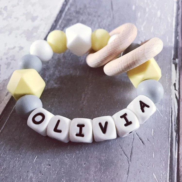 Personalised Silicone Teething Ring