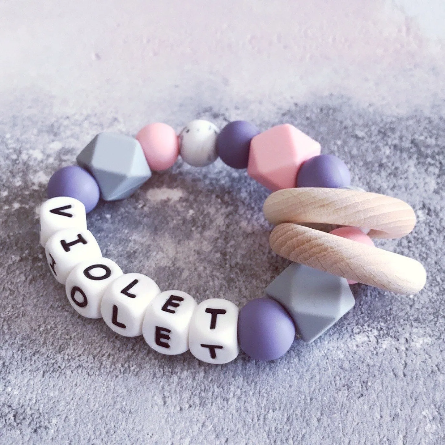 Personalised Silicone Teething Ring