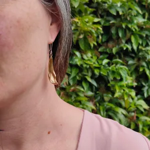 Petal Earrings - Bronze