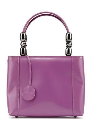 Pink Patent Leather Mini Tote Bag