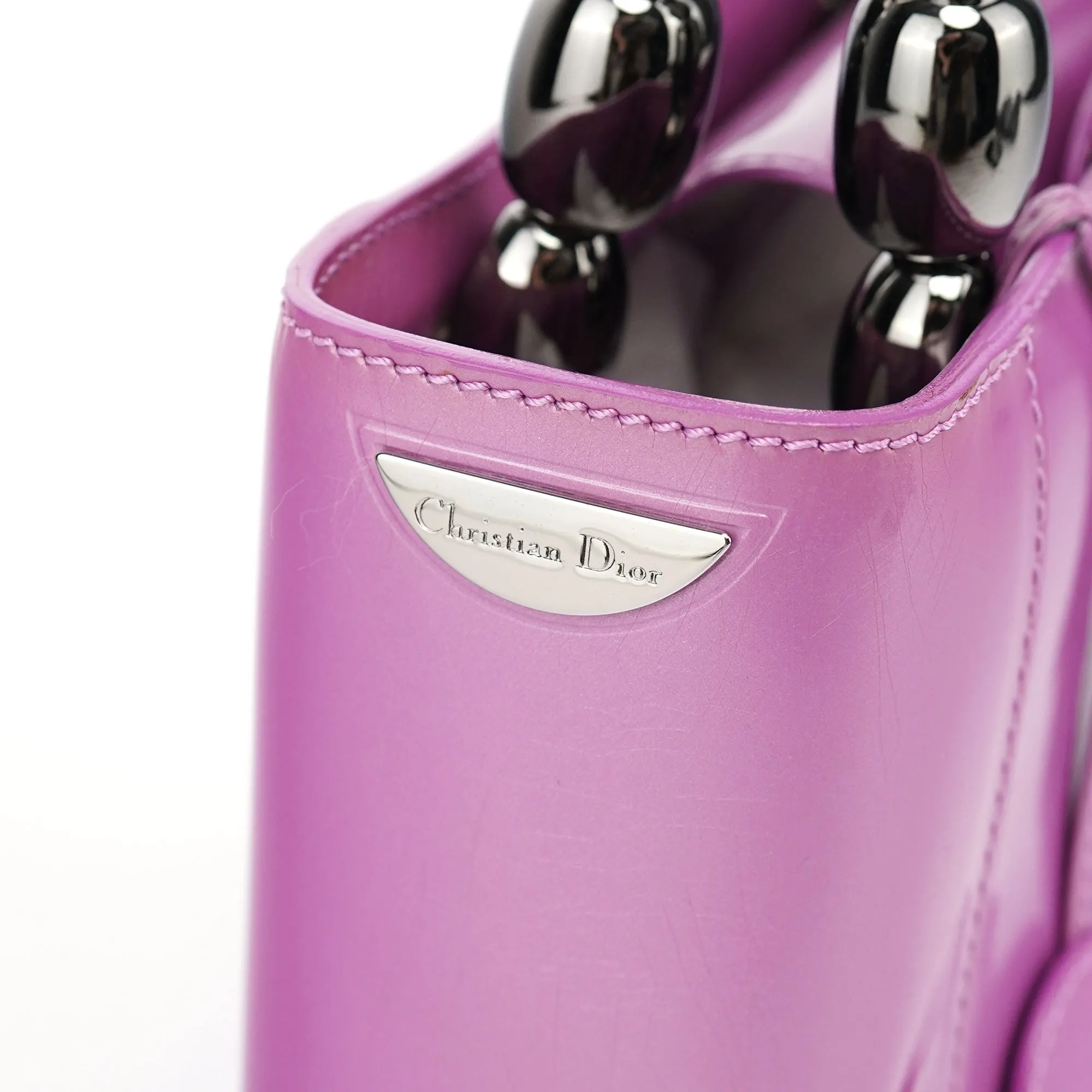 Pink Patent Leather Mini Tote Bag