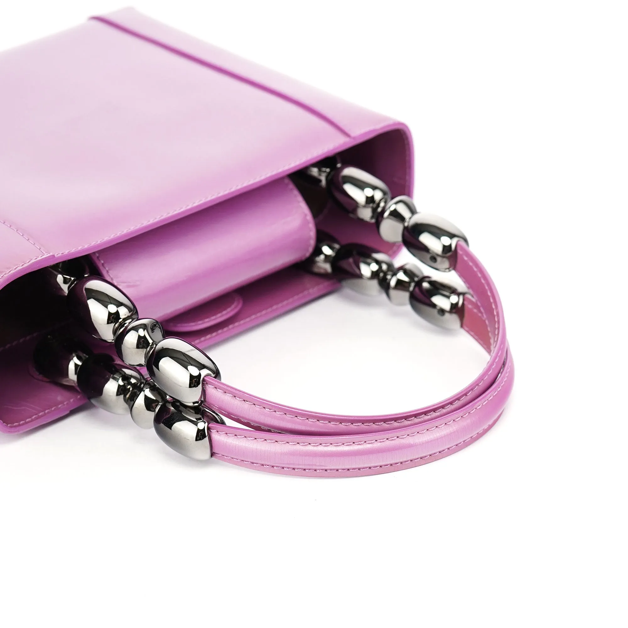 Pink Patent Leather Mini Tote Bag