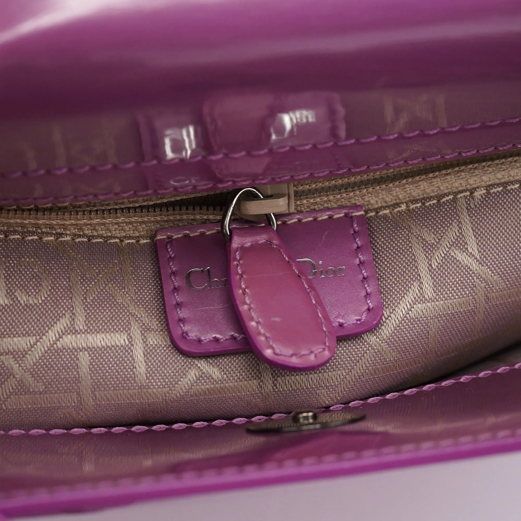 Pink Patent Leather Mini Tote Bag