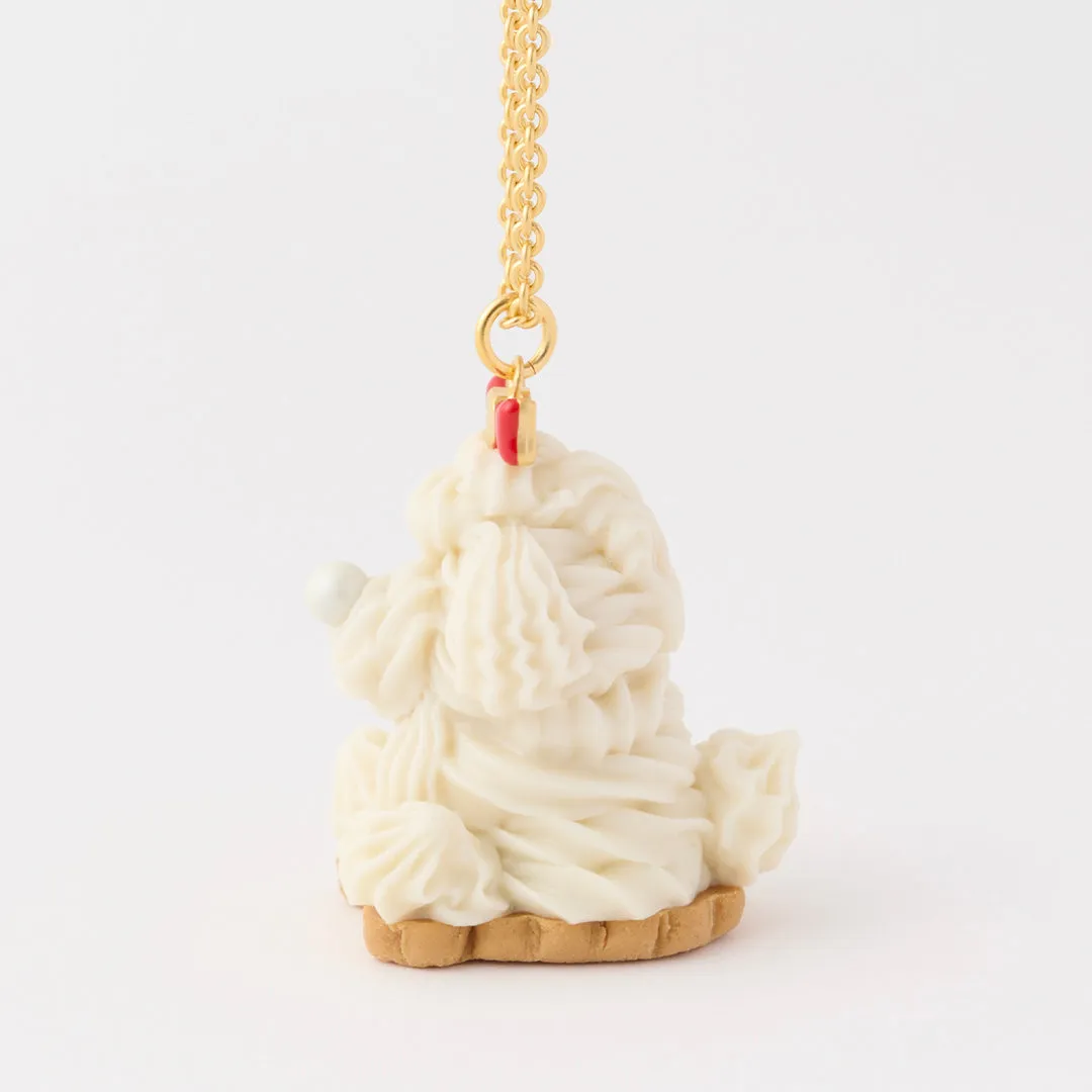 Poodle Cake Necklace (Milk)【Japan Jewelry】