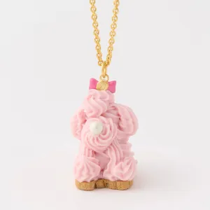 Poodle Cake Necklace (Strawberry)【Japan Jewelry】