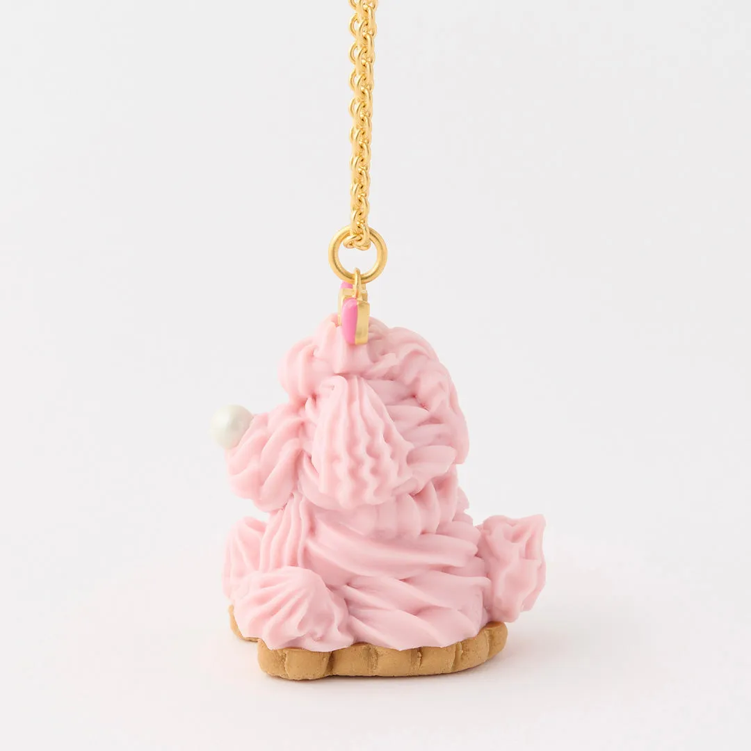 Poodle Cake Necklace (Strawberry)【Japan Jewelry】