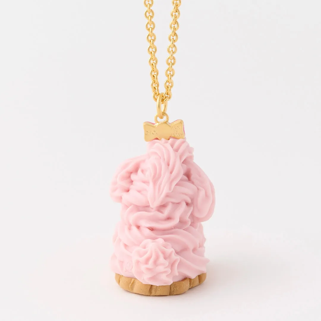 Poodle Cake Necklace (Strawberry)【Japan Jewelry】