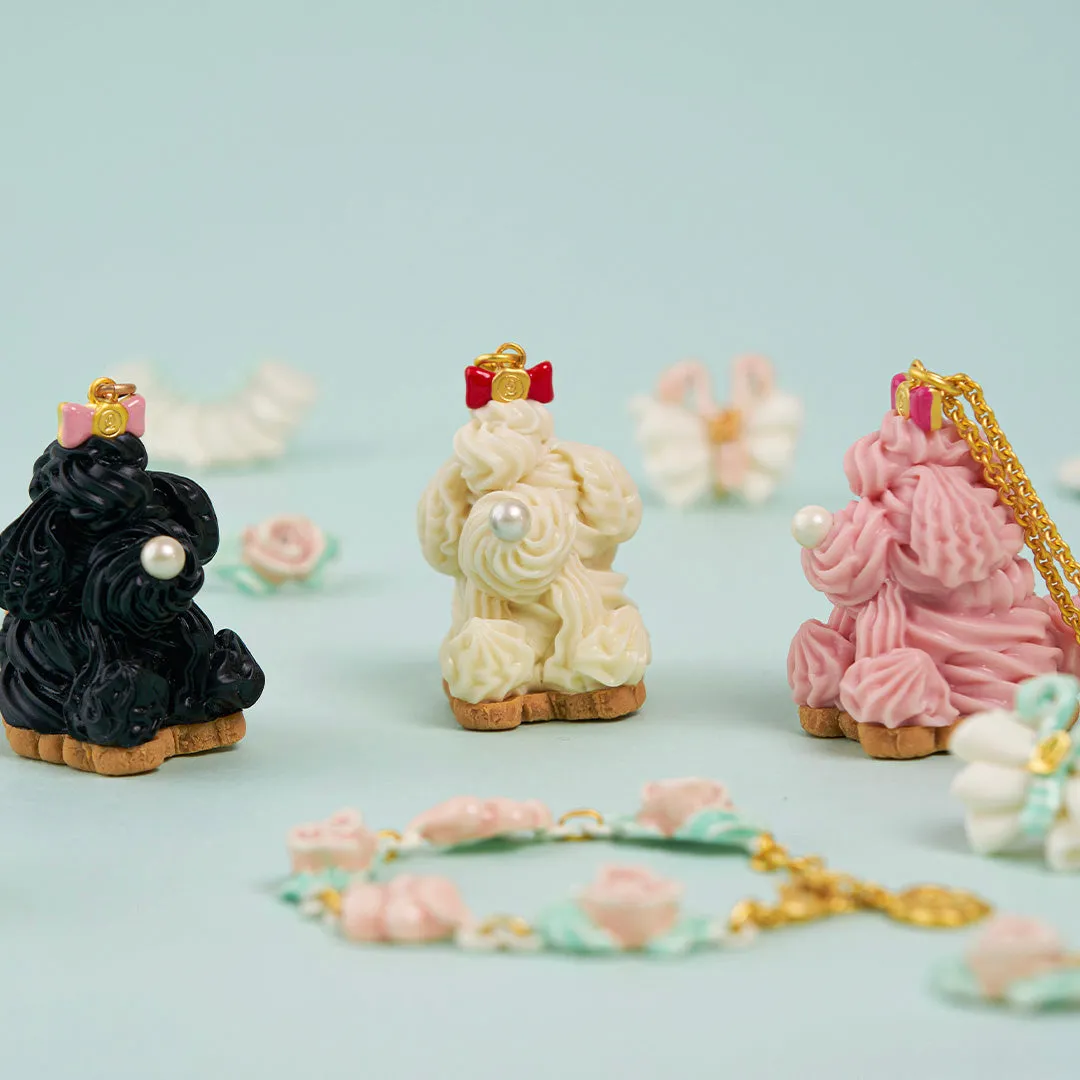 Poodle Cake Necklace (Strawberry)【Japan Jewelry】