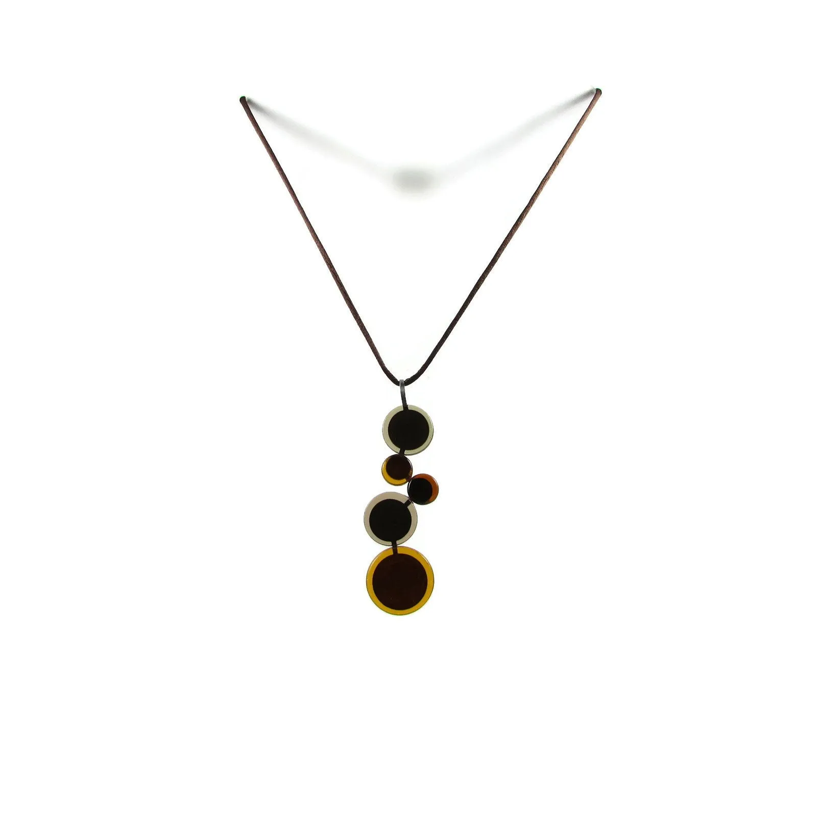 POP! Glass Necklace - Orange