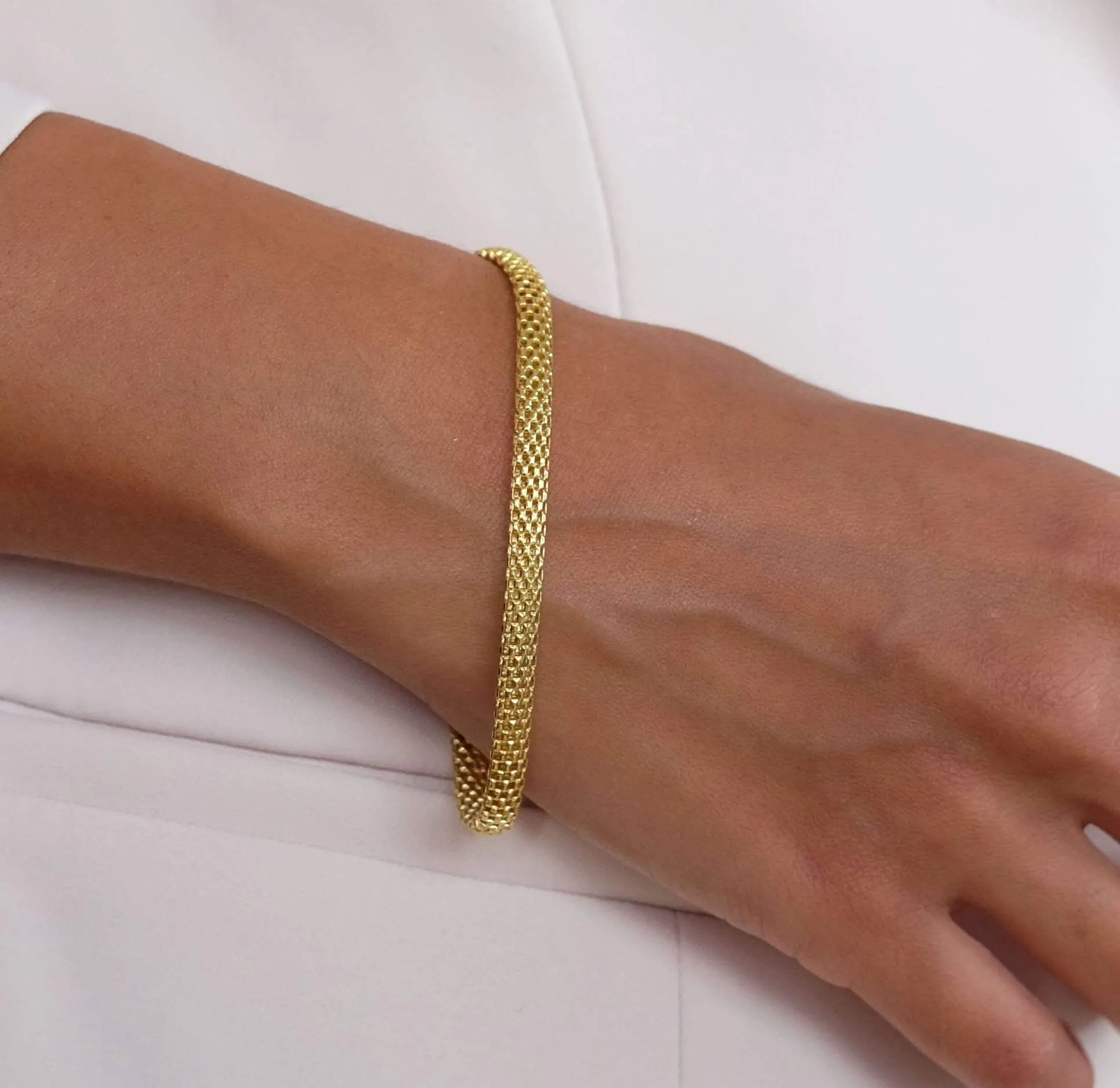 Popcorn Mesh Bracelet