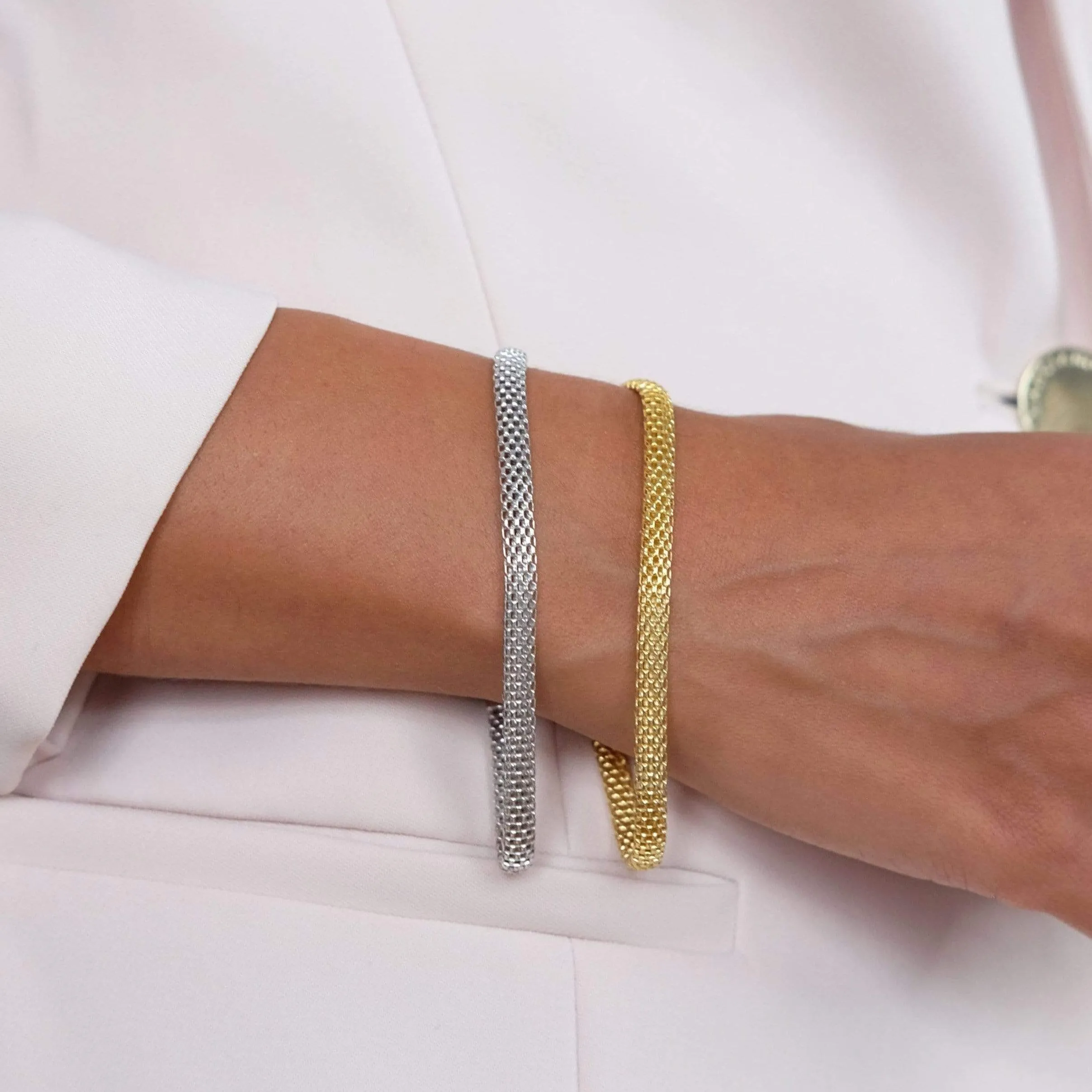 Popcorn Mesh Bracelet