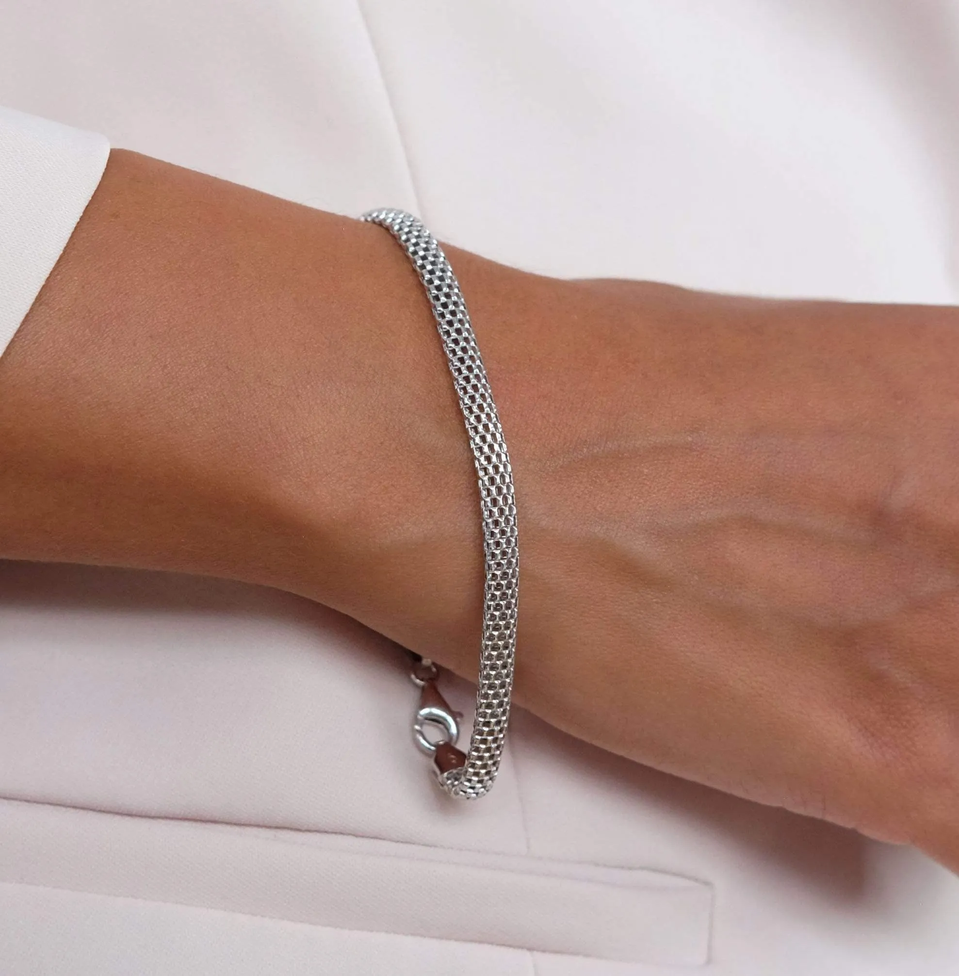 Popcorn Mesh Bracelet