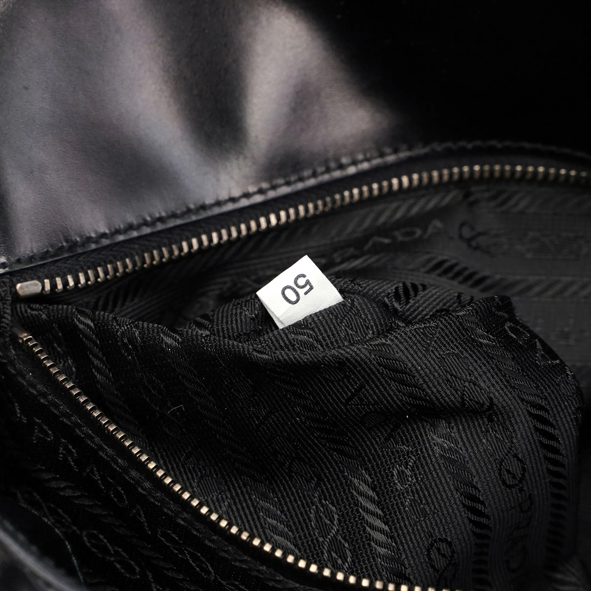 Prada Black Spazzolato Handbag