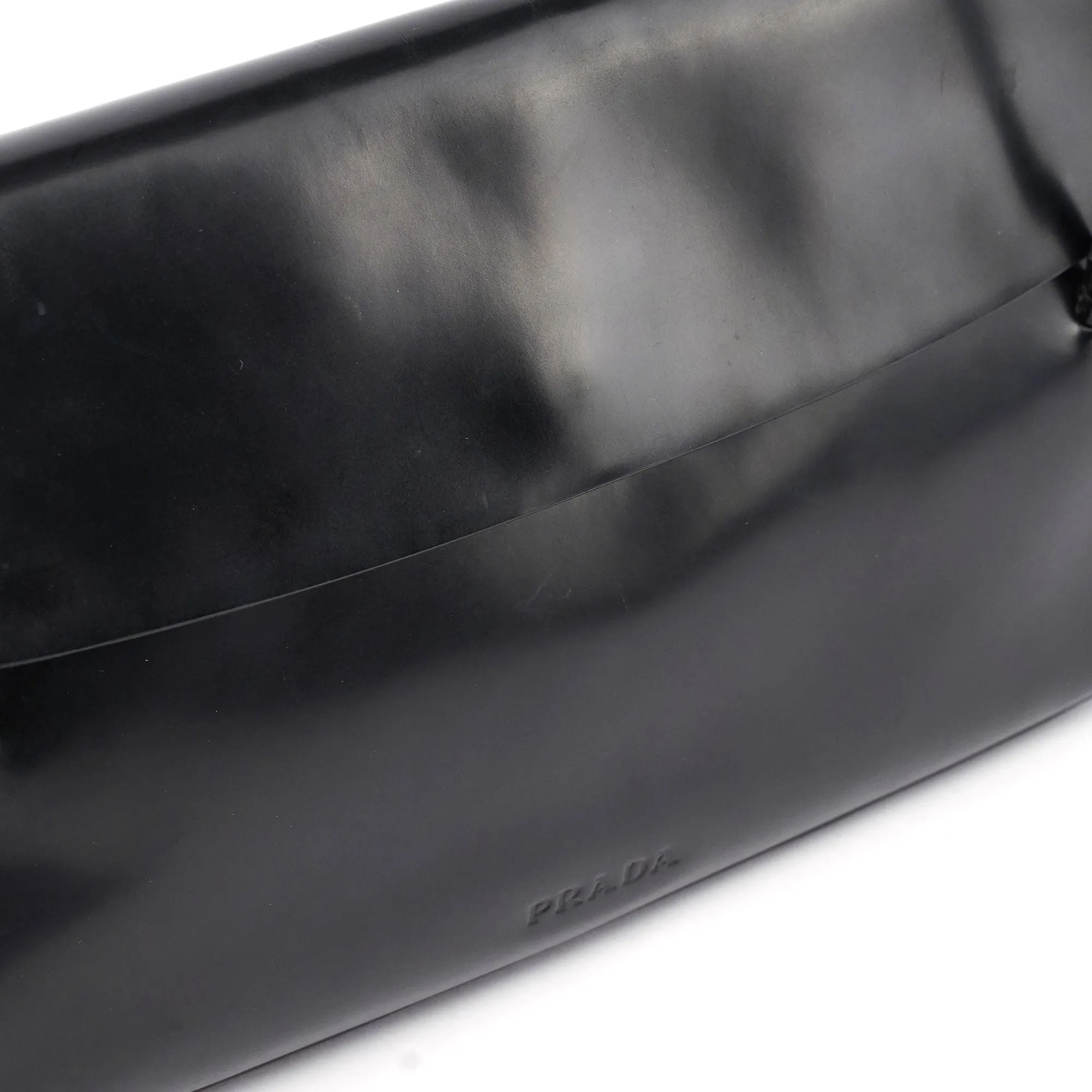 Prada Black Spazzolato Handbag