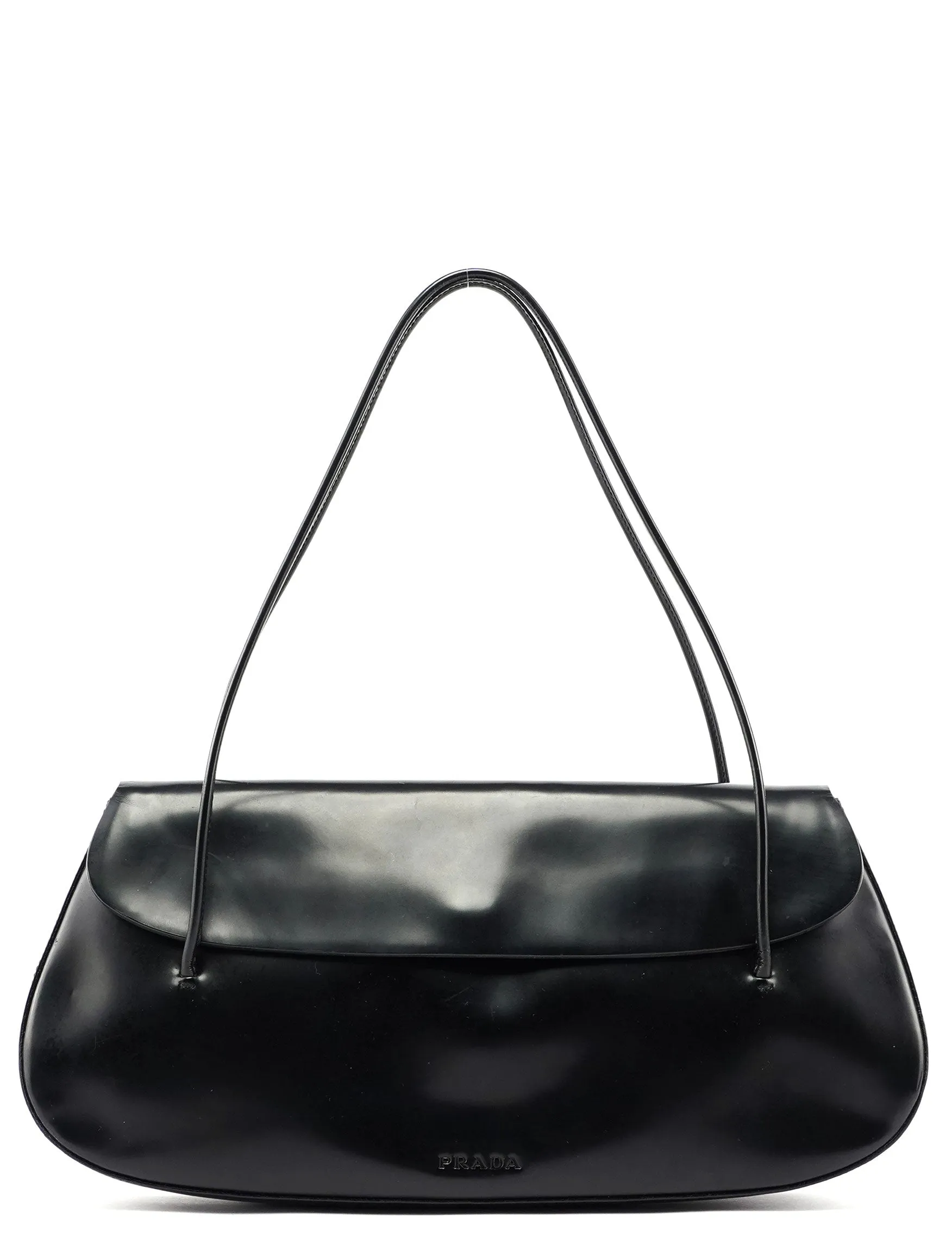 Prada Black Spazzolato Handbag