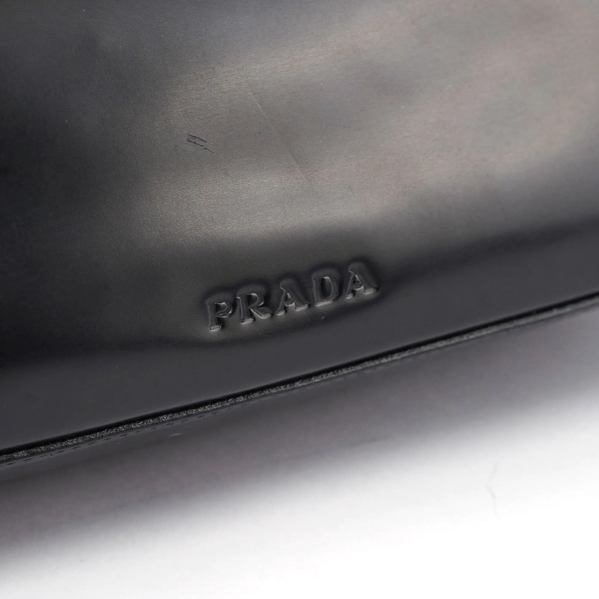 Prada Black Spazzolato Handbag