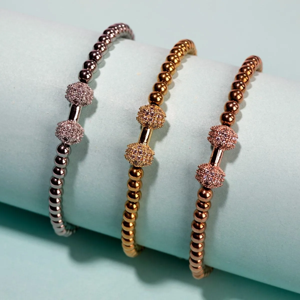 Pump | Silver | Crystal Fitness Bracelet