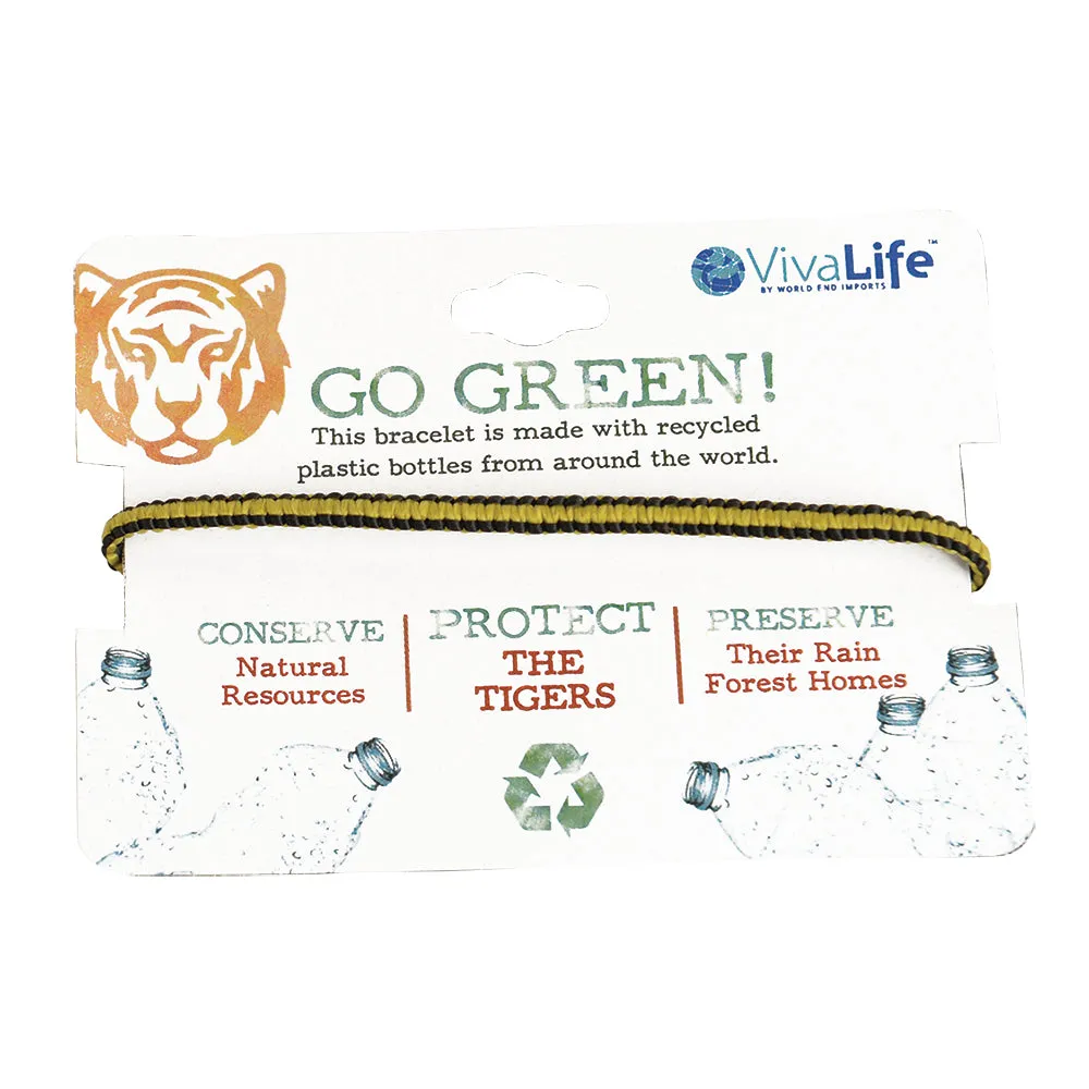 "Go Green" Handmade Recyclable Bracelets