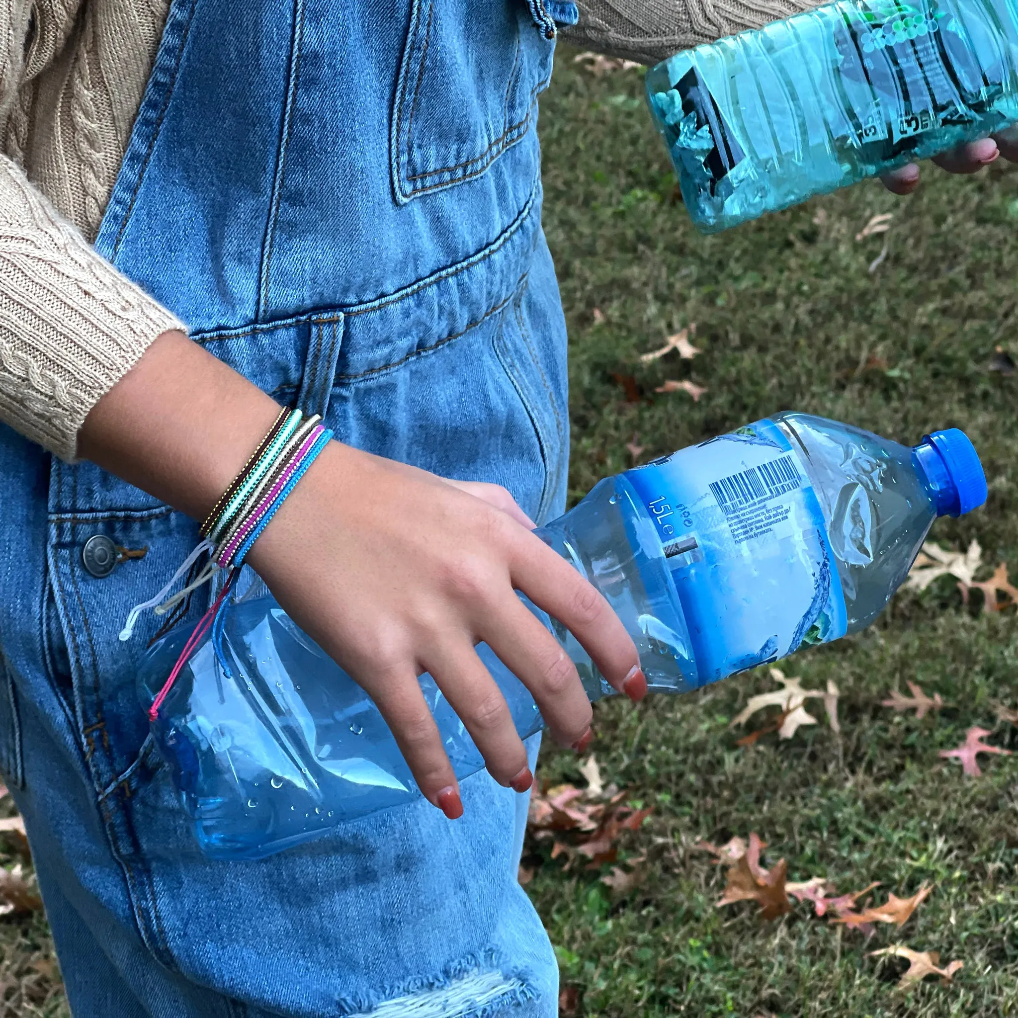 "Go Green" Handmade Recyclable Bracelets
