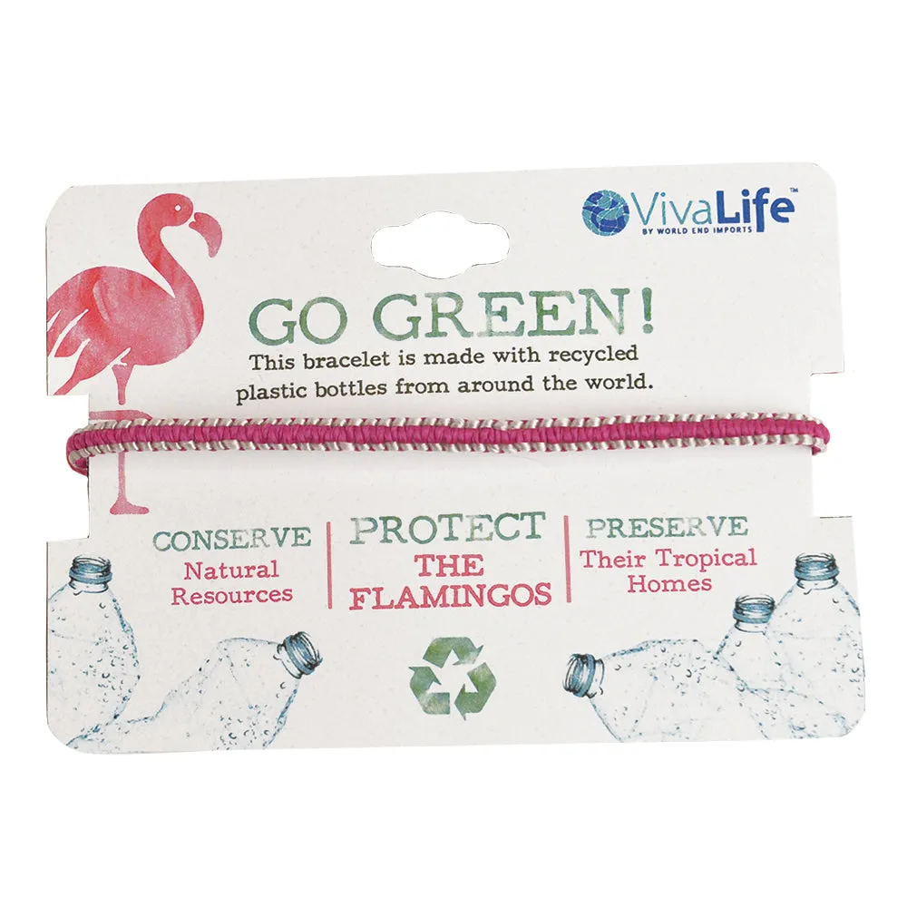 "Go Green" Handmade Recyclable Bracelets