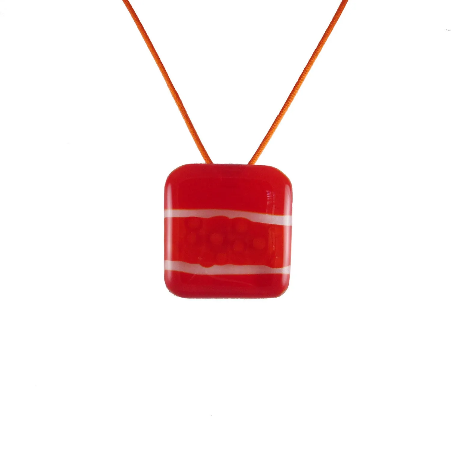 "Murano" Glass Pendant - Cherry