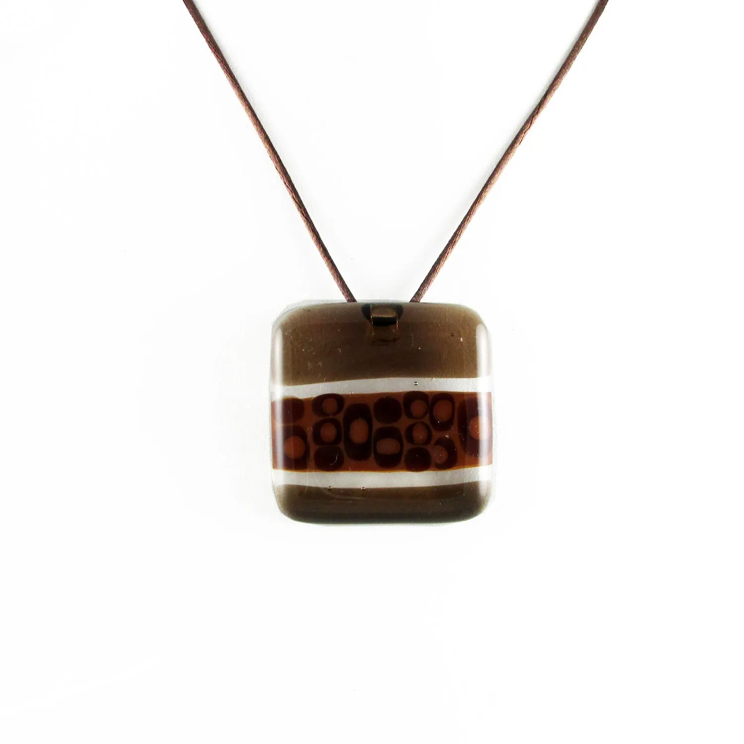 "Murano" Glass Pendant - Cherry