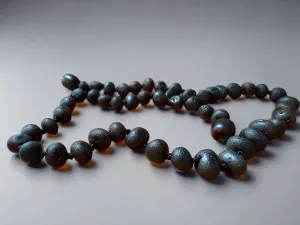 Raw Cherry Baby Amber necklace