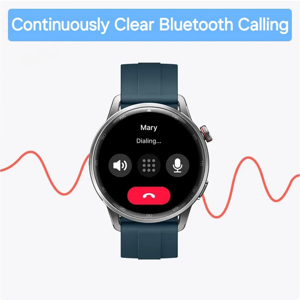 Realme Watch S2 RMW2401 Smart Watch Silver Case With Ocean Silver Silicone Strap