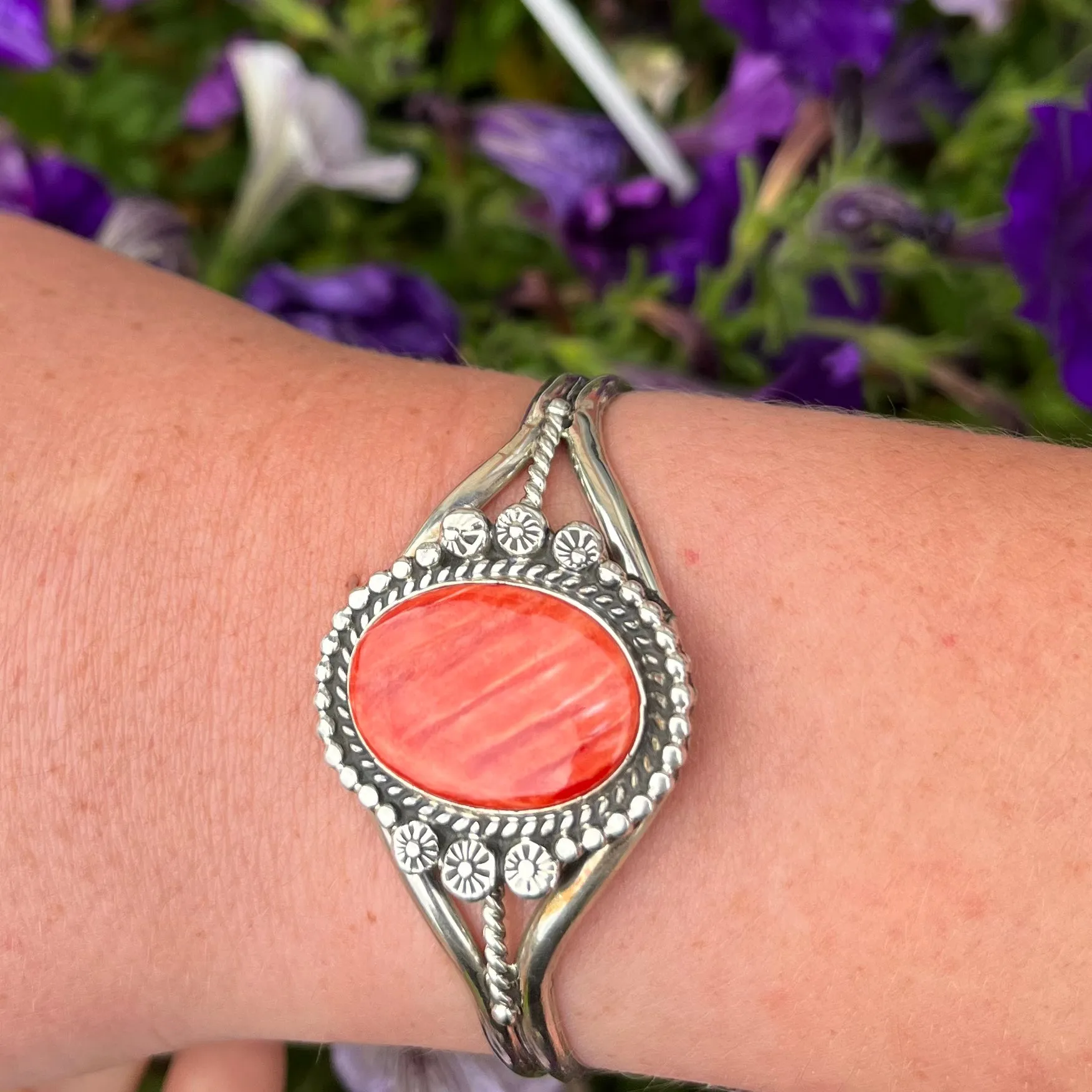 Red Spiny Oyster Bracelet