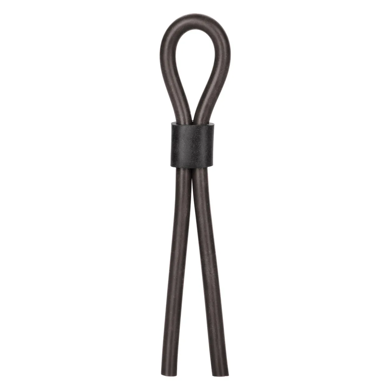 Rings! Silicone Stud Lasso Cock Ring - Black