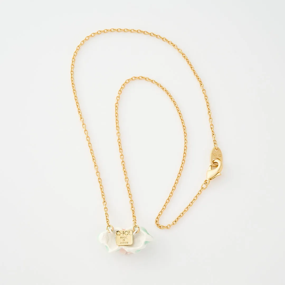 Rose Cream Necklace (S)【Japan Jewelry】