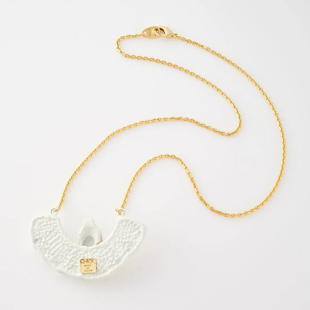 Rose Cream Necklace【Japan Jewelry】