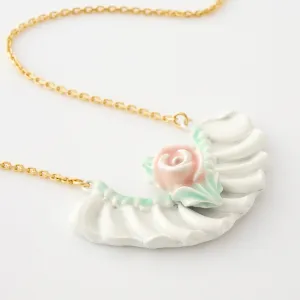 Rose Cream Necklace【Japan Jewelry】