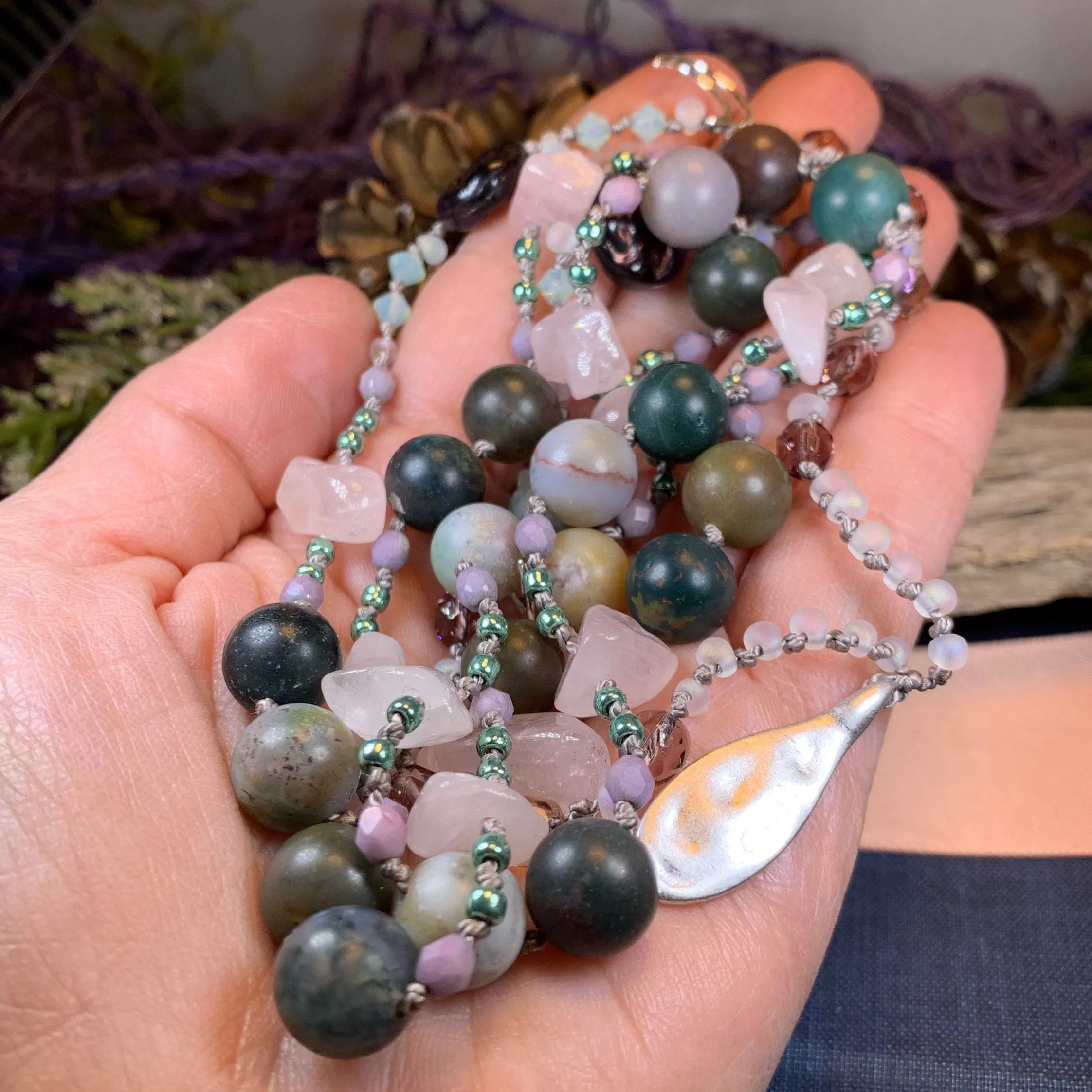 Rosemist Moonrise Long Necklace