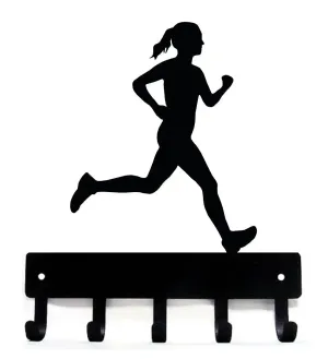 Running Female #1 - Medal Display or Key Rack