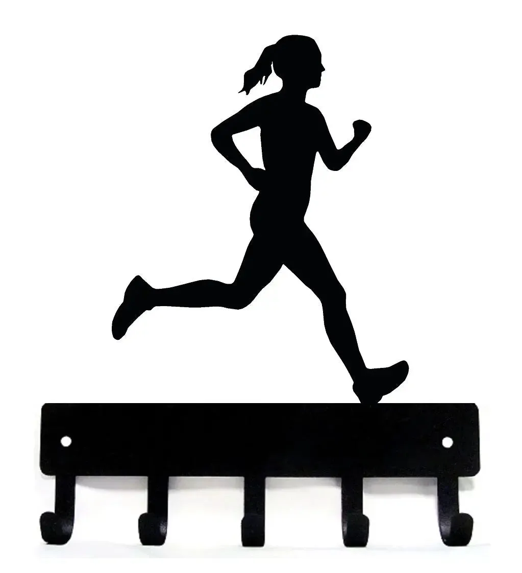 Running Female #1 - Medal Display or Key Rack