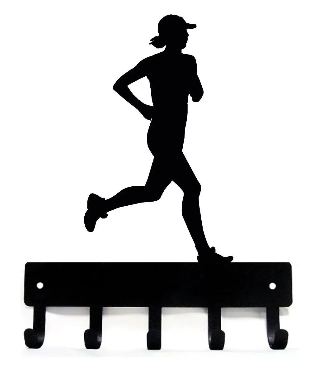 Running Female #2 - Medal Display or Key Rack