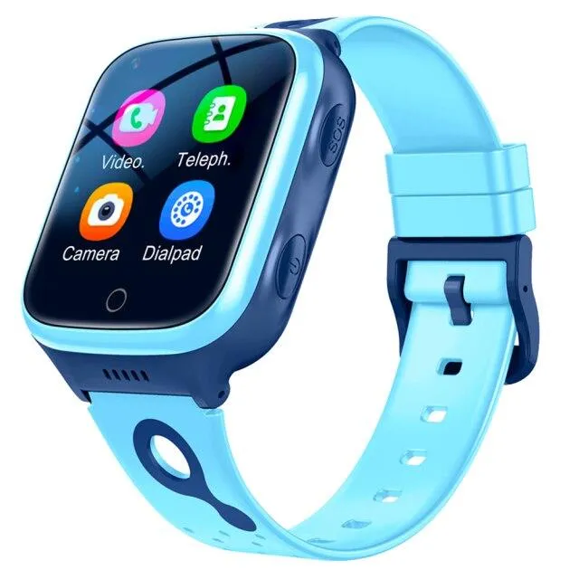 SafeKid 4G Kids GPS Fitness Tracker Phone Smart Watch by Wolph