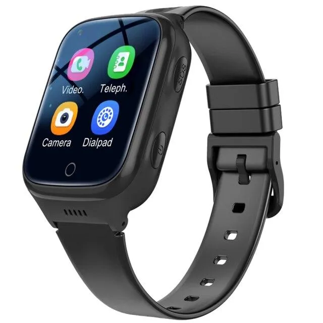 SafeKid 4G Kids GPS Fitness Tracker Phone Smart Watch by Wolph
