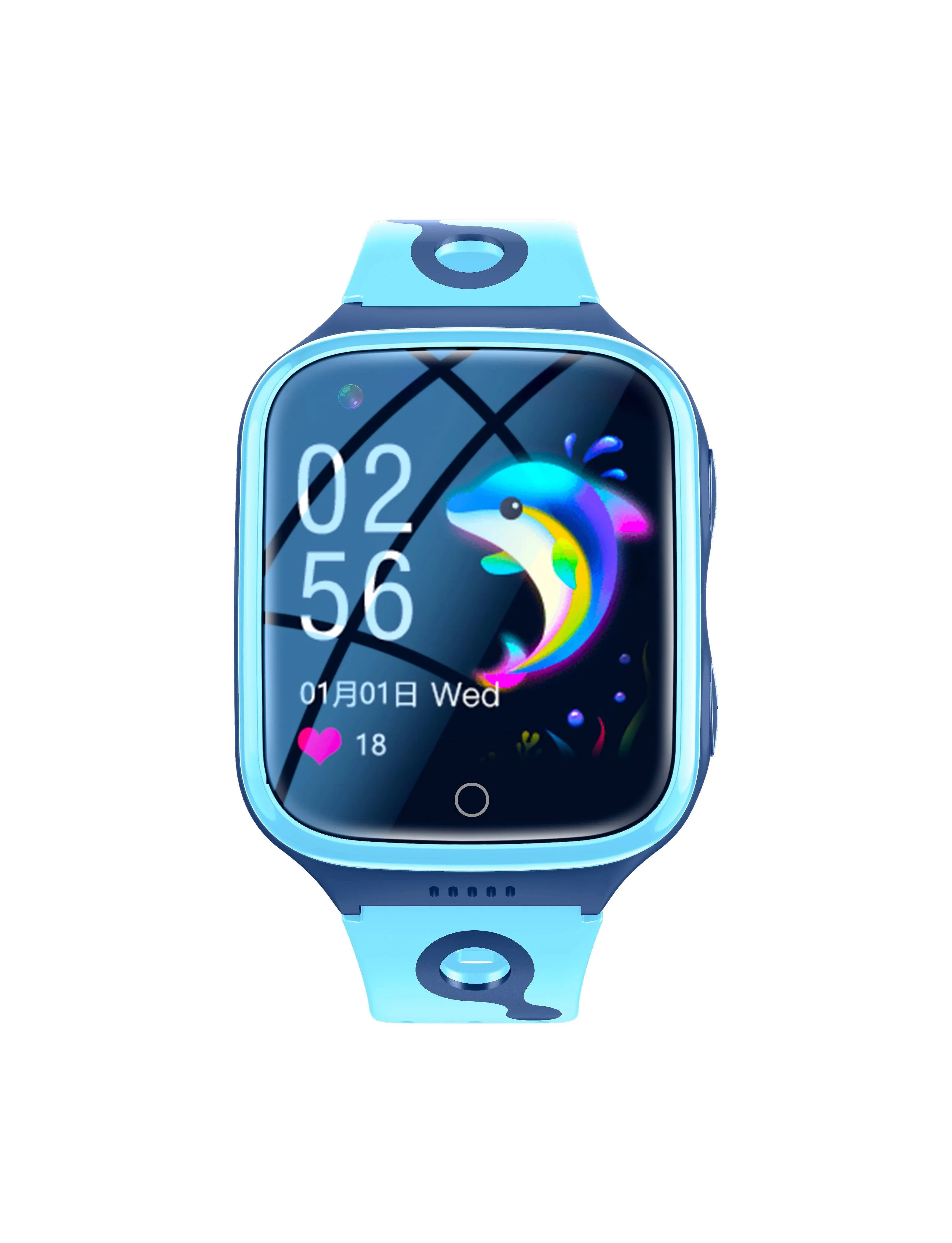 SafeKid 4G Kids GPS Fitness Tracker Phone Smart Watch by Wolph
