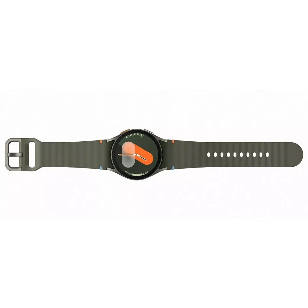 Samsung Galaxy Watch 7 SM-L300 Smart Watch (40mm - GPS) Green Aluminum Case With Green Sport Strap