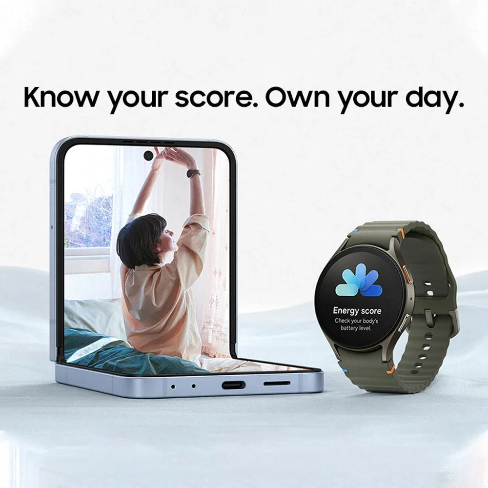 Samsung Galaxy Watch 7 SM-L300 Smart Watch (40mm - GPS) Green Aluminum Case With Green Sport Strap